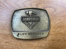 Handyman Club of America Life Member Belt Buckle 1998 
