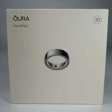 Oura Ring 4 Size 10 Silver Smart Ring Health Sleep Monitor New Sealed Box