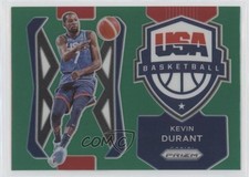 2021-22 Panini Prizm USA Basketball Green Wave Prizm Kevin Durant #2 3c7