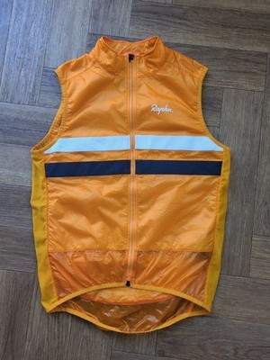 Rapha Herren Brevet Insulated Gilet Hi-Vis Orange Größe L Top Zustand