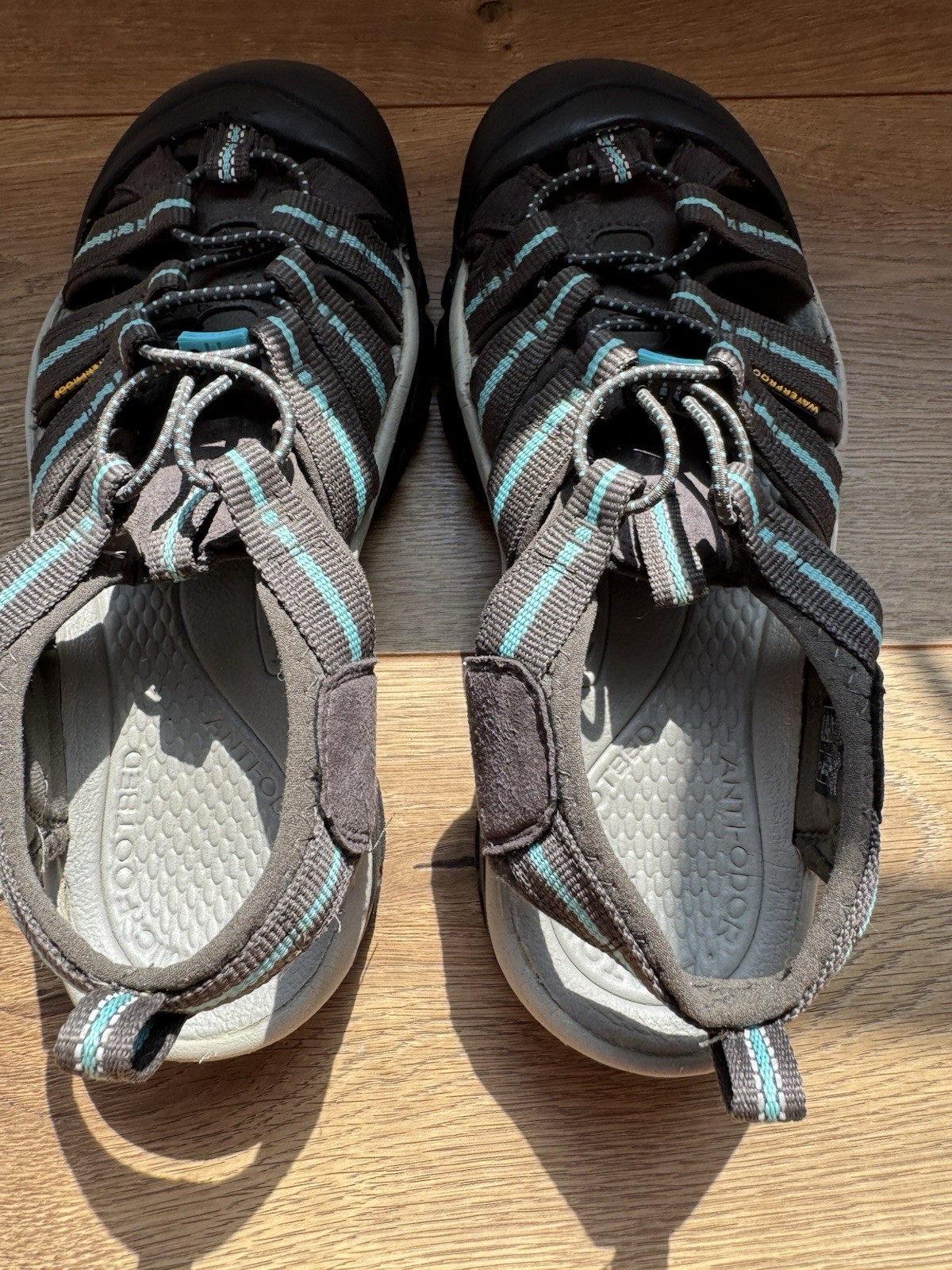 Sandali donna KEEN 1014200 grigio blu acqua Newport H2 Raven escursionismo sport taglia 8