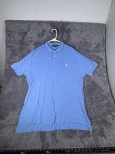 Polo Ralph Lauren Polo Shirt Mens XL Blue 100 Cotton Short Sleeve Classic Fit