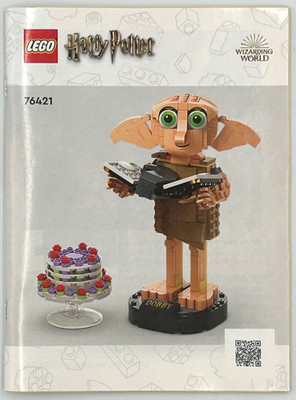 LEGO Harry Potter Dobby the House Elf 76421 Factory Sealed Bags w/Manual- No Box