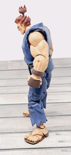 SOTA Street Fighter AKUMA 7" Action Figure Round 4 2006 Blue Clothes Capcom Toy - Picture 5 of 5