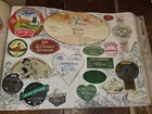 OLD CAMEMBERT CHEESE LABEL ETC - SET OF 29 LABELS -