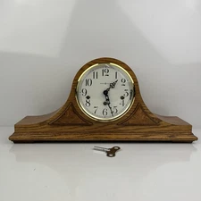 Howard Miller Chime Mantle Clock 1050-020 Works With Key Silent + 3 Others