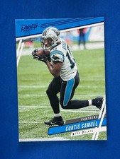 2020 Panini Prestige Xtra Points Blue #128 Curtis Samuel Carolina Panthers