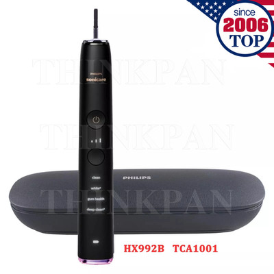 Philips Sonicare DiamondClean Smart 9300 Electric Toothbrush Black Charging Case