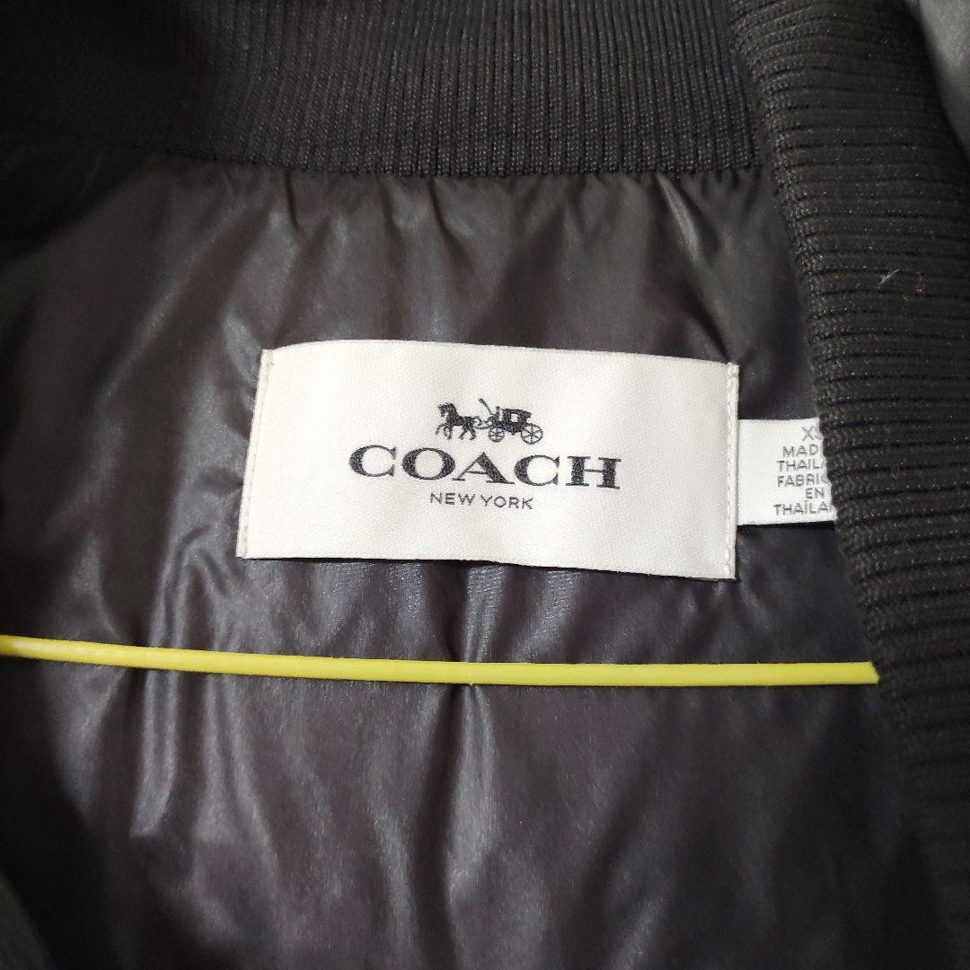 COACH Black Down Jacket Lightweight Polyester War… - image 2
