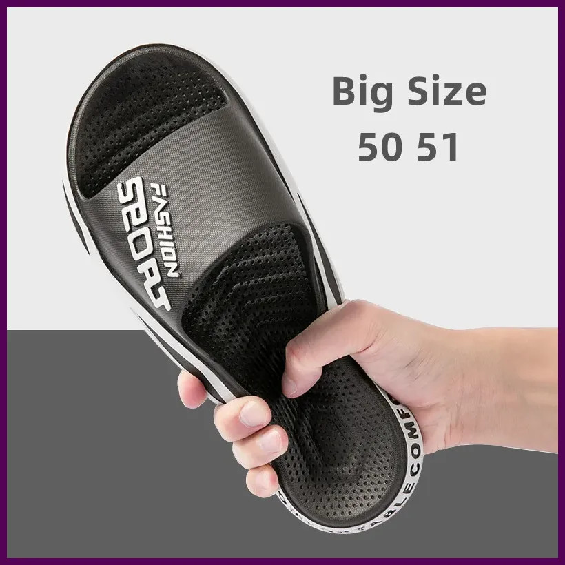 PANTOFOLA D’ORO Sandali da spiaggia estivi alla moda ciabatte da esterno taglia grande 50 51 uomo