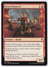 Seven Dwarves Normal C Throne of Eldraine 141 NM