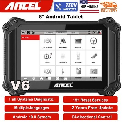 ANCEL V6 Bi-Directional Full System Automotive OBD2 Scanner Car Diagnostic Tool