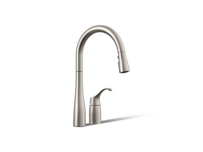 Kohler Simplice 647-Vs Pull-Down Faucet W/ 3-Fn Sprayhead - Slight Wear