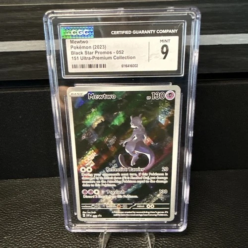 2023 Pokemon Black Star Promos Mewtwo 151 Ultra-Premium Collection CGC 9 #052