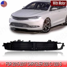 New Active Grille Shutter W/ Motor For Chrysler 200 2015-2017 68302662AA