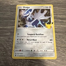 Dialga 20/25 Pokemon Card Celebrations Rare 130 HP Holo