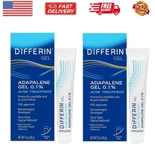 Acne Treatment Gel, 180 Day Supply, Retinoid Treatment for Face with 0.1% Ada...