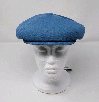 Kangol Bamboo Hawker Cap Beret Newsboy Hat Kangaroo Logo NWT
