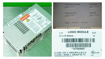 Allen Bradley 2711P-RP6A Panelview Plus Logic Module Tested Good