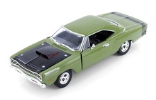 1969 Dodge Coronet Super Bee 124 Scale Diecast Model - Showcasts - Green 1969 Dodge Coronet Super Bee 124 Scale Diecast Model - Showcasts - Green