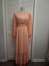 Beautiful  Sheer summer dress for women Sz L 