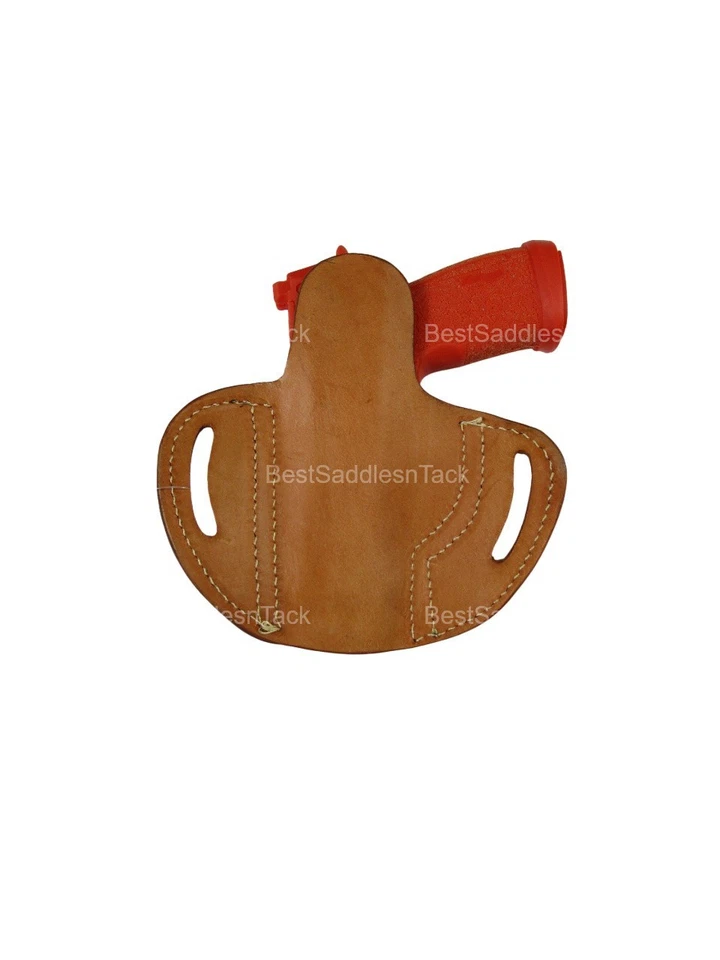 LEATHER HOLSTER SIG P365 FUSE OWB TACTICAL PANCAKE STYLE CARRY FLORAL TOOLED EDC - Image 2 of 4