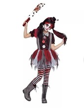 Kids Killer Clown Costume size M 8-10 NEW