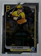 Henry Davis 2024 Bowman Chrome #7 Rookie Card (RC) Pittsburgh Pirates MLB