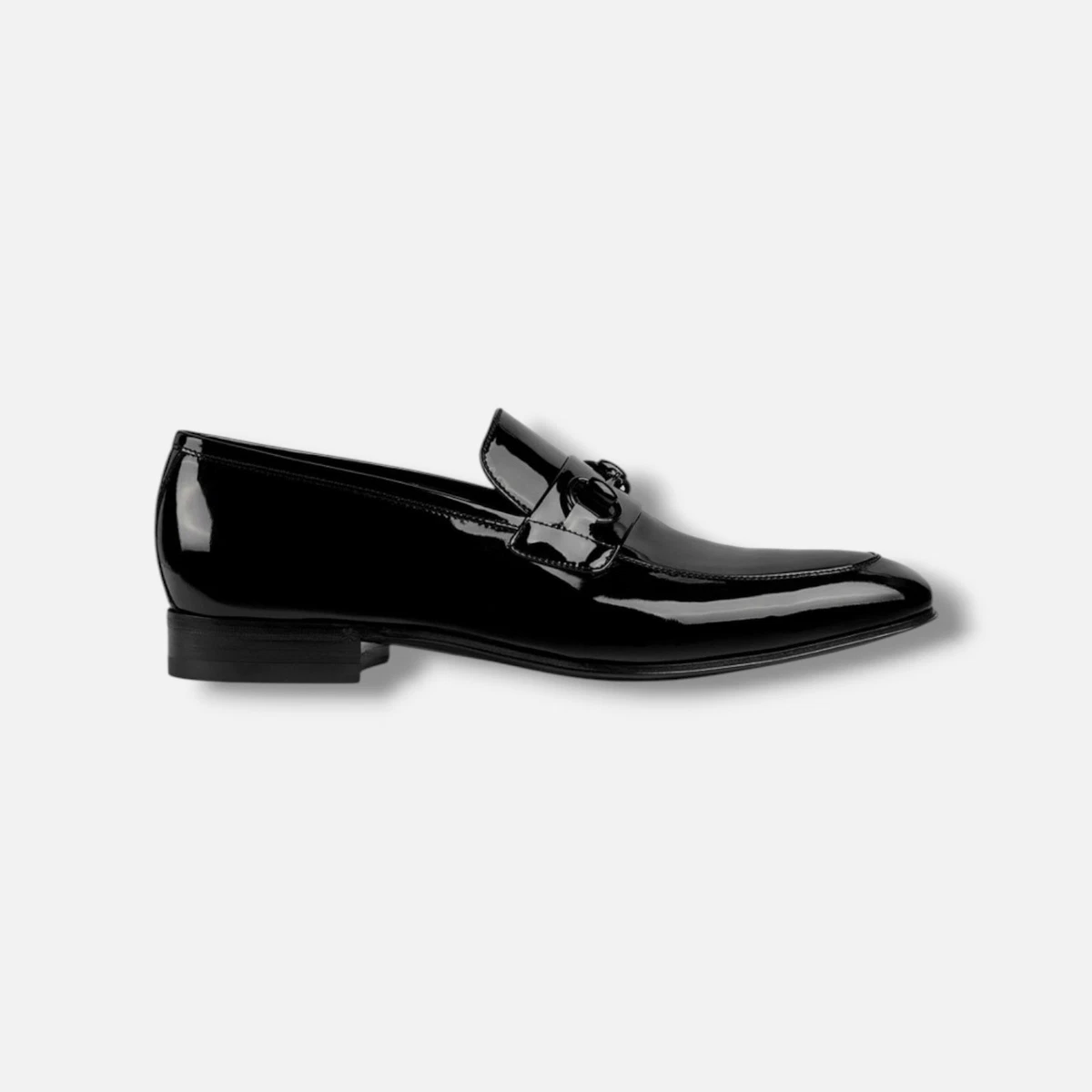 Men’s Saint Laurent patent/velvet loafers. Size 45/12 US.  Made in Italy. Patent leather loafers - YSL - Men main image 4