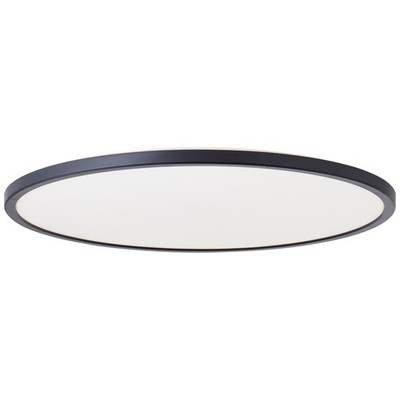 Brilliant Brennan LED Aufbaupaneel 54cm 35W 4000K 4000lm IP44 Schwarz Dimmbar