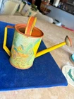 Vintage Ohio ART Tin Litho 1938 Donald Duck Toy Watering Can