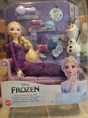 NEW MATTEL DISNEY FROZEN SNOW DREAMS Elsa & Olaf 8-Piece Bedtime CLEARANCE SALE