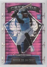 2022 Panini Chronicles Crusade Pink Pulsar Prizm Bryan De La Cruz #9 0nr3