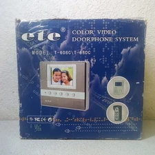 Vintage Rare NOS - ete Video Doorbell Intercom System Model T-608C