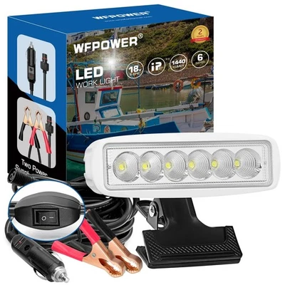 WFPOWER Upgrade LED Boat Lights with On/Off Switch, Super Bright Solid Waterproof Spo...