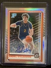 Andrej Stojakovic 2025-26 Donruss Optic Signatures Silver Prizm Auto 57/99