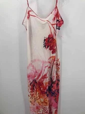 Pre-Owned Natori White Size Large Maxi Sleeveless Dress