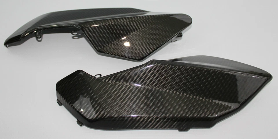 碳纤维侧板背心带内部凸耳适用于 Aprilia Shiver 750 07-10 — 第 3/4 张图片