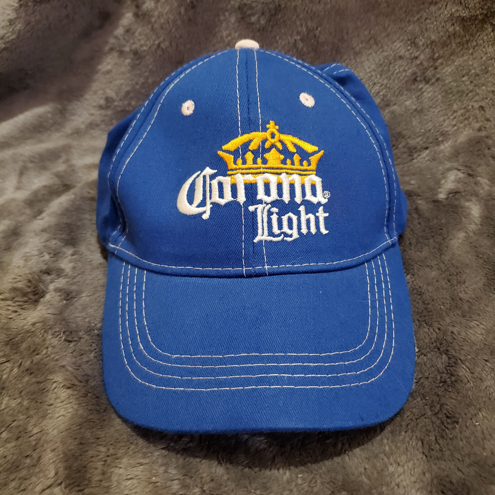 Corona Light Embroidered Adjustable Hook and Loop… - image 1