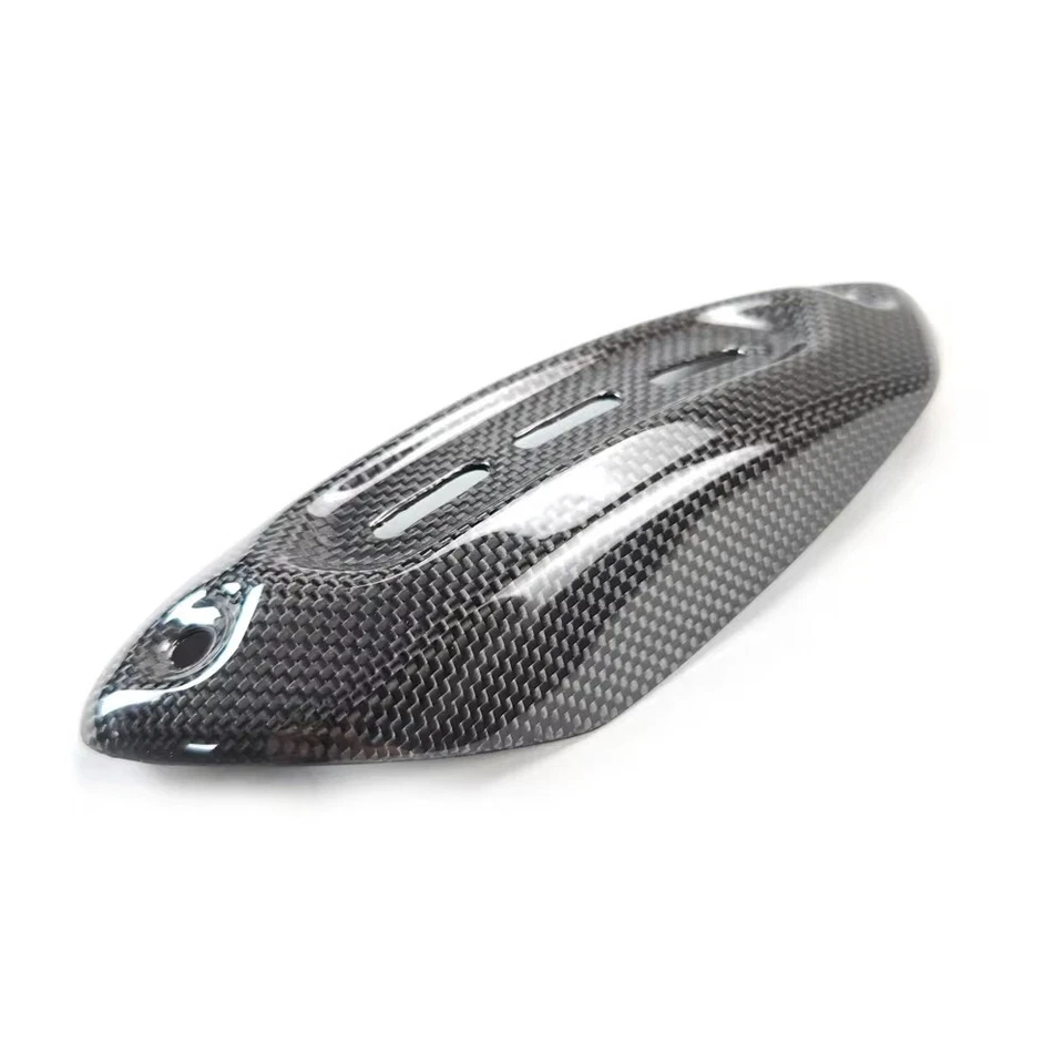 For Ducati Hypermotard 950/821 2018-2023 Carbon Fiber Motorcycle Exhaust protect — 第 4/4 张图片