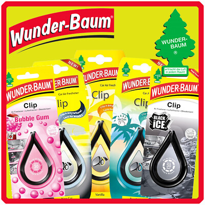 WUNDERBAUM Clip Lufterfrischer Autoduft Duftspender Autoparfüm Wunder Baum Auto