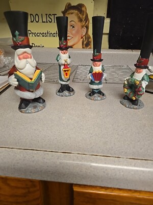 J. Adams North Pole Society Collection 1994 High Hat Christmas Carolers. 