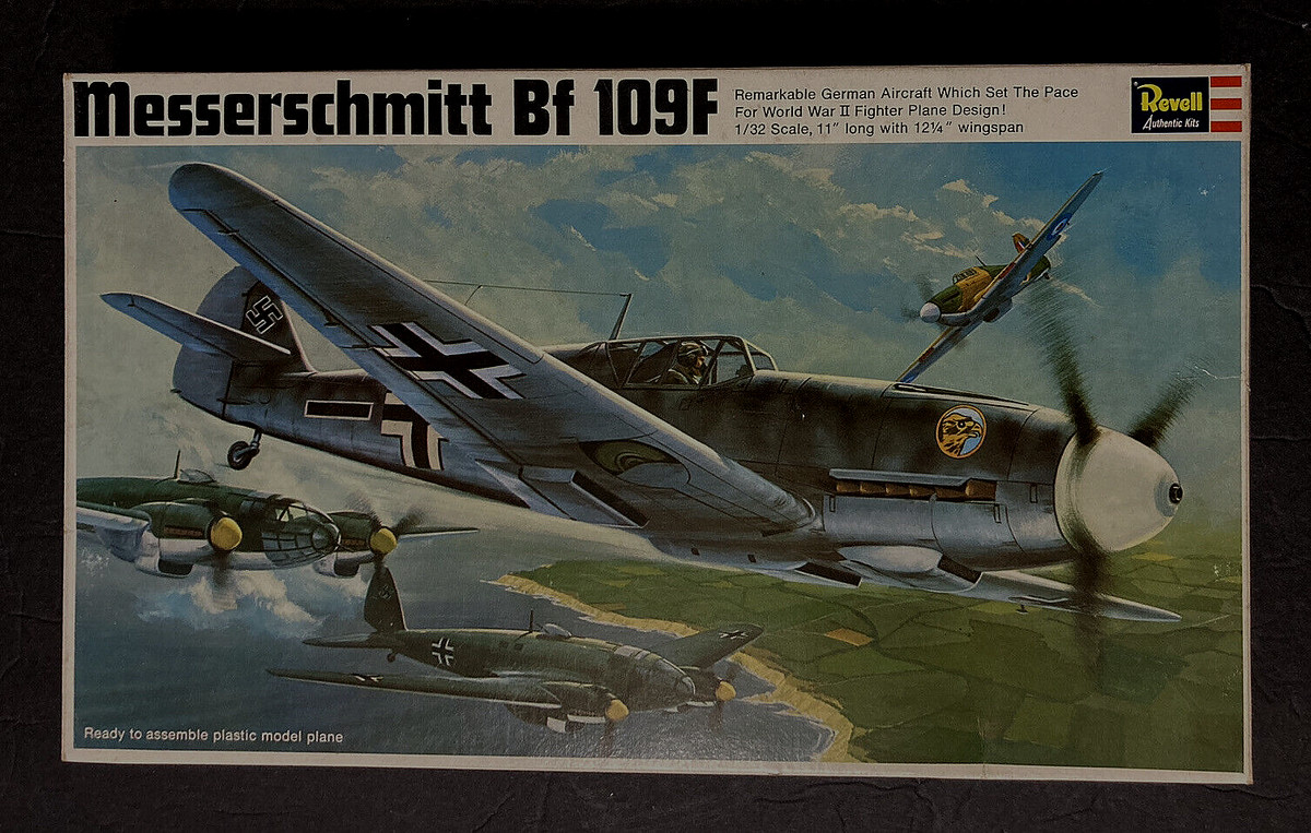 VTG. 132 Revell German Messerschmitt Bf-10F fighter Plane 1967 (new open  box) | eBay
