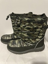 Lands' End Green Camo Winter Boots - Boys Size 6M