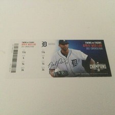 TIGERS 2015 TICKET STUB  4/8/15 VS TWINS~Angel Nesbitt MLB DEBUT