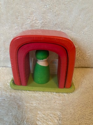 GRIMMS Haus,Grimm`s Holzspielzeug,kleiner Zwerg, passt zu Glückskäfer,Kinderkram