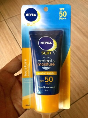 nivea face sun