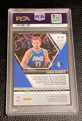 2019-20 Panini Mosaic Luka Doncic Pink Camo Prizm #44 PSA 10 Gem
