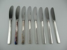 8 St. Messer Frühstück Dessert ca. 19 cm ║ Wilkens Classic  ║ 800 ☾♔ Silber ║i48