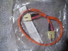 SC/UPC to SC/UPC Duplex Fiber Optic Patch Cable - 62.5/125 m Multimode OM1 - 3mm